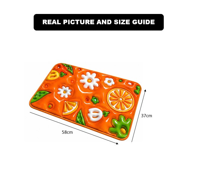 3D Blossom QuickDry Non-Slip Bath Mat - All-In-One Store Pakistan