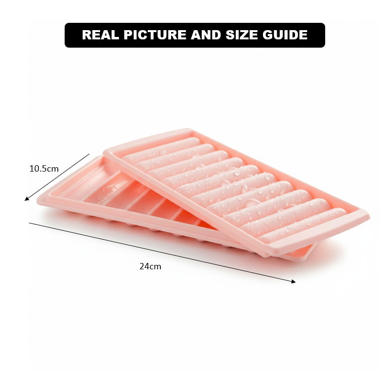 10-Grid FreezeVault Ice Cube Tray with Lid (1838) by Limon - All-In-One Store Pakistan
