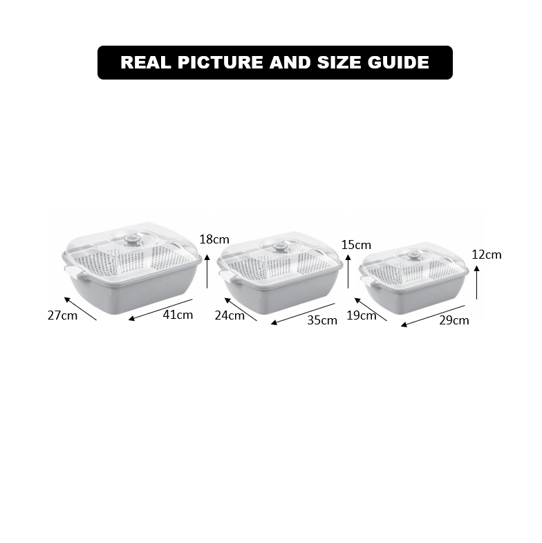 DailyFresh Clear-Lid Storage Box by Limon - All-In-One Store Pakistan