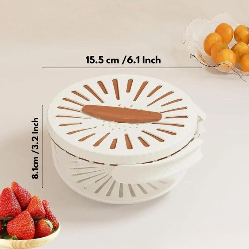 RinseMate 2-in-1 Drain & Storage Bowl - All-In-One Store Pakistan