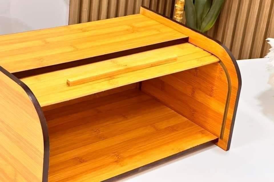 Wooden Bread Storage Box - All-In-One Store Pakistan