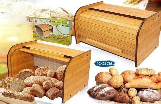 Wooden Bread Storage Box - All-In-One Store Pakistan