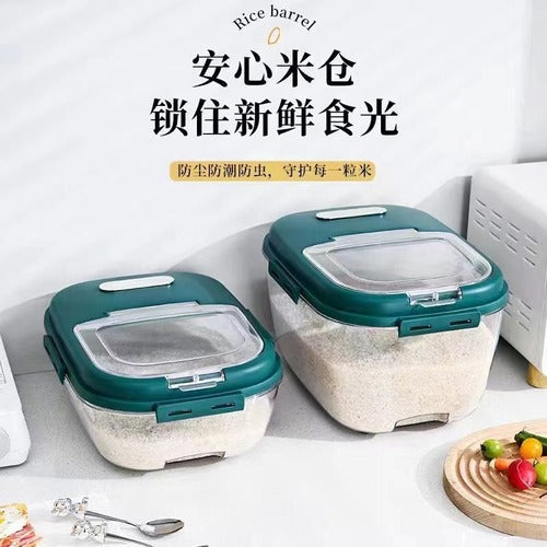 Drum Type Kitchen Grain Container - All-In-One Store Pakistan