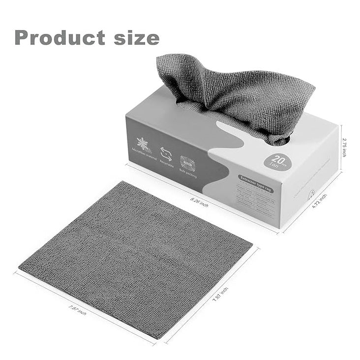 FreshSurface Removable Microfiber Rags – 20 PC - All-In-One Store Pakistan