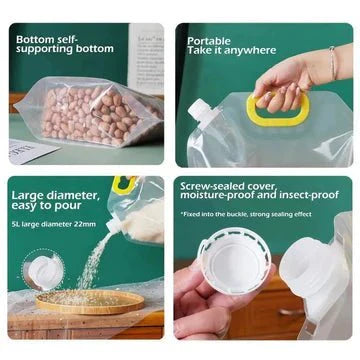 Transparent Plastic Spout Pouch - All-In-One Store Pakistan