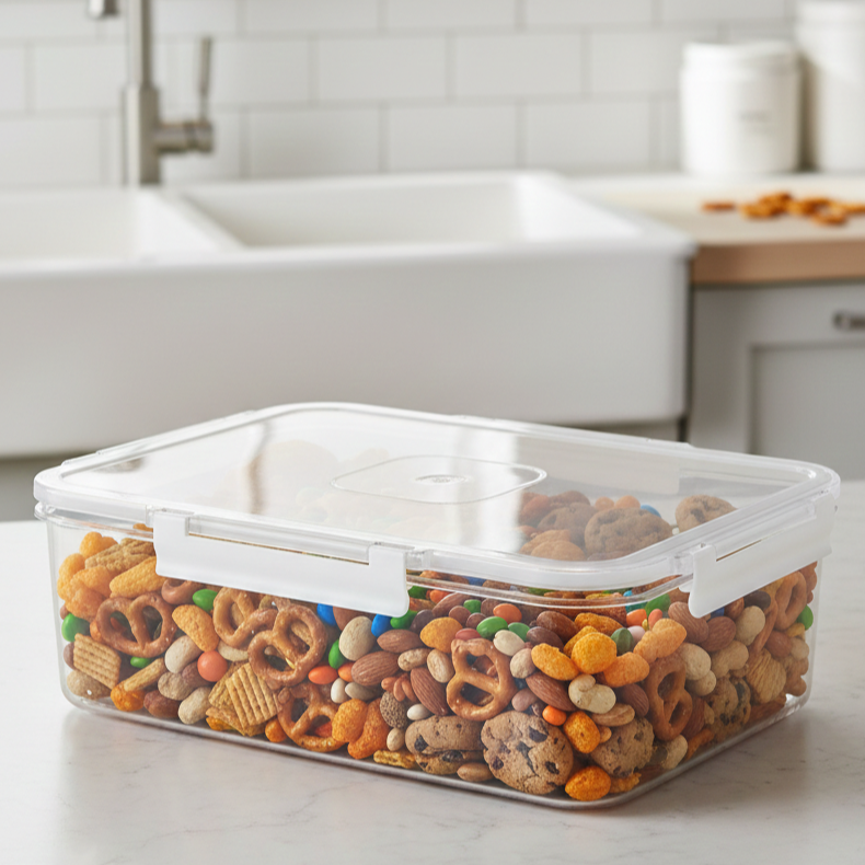 3-Pcs Rectangular Airtight Storage Boxes Set - All-In-One Store Pakistan