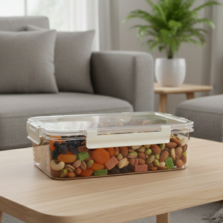 3-Pcs Rectangular Airtight Storage Boxes Set - All-In-One Store Pakistan