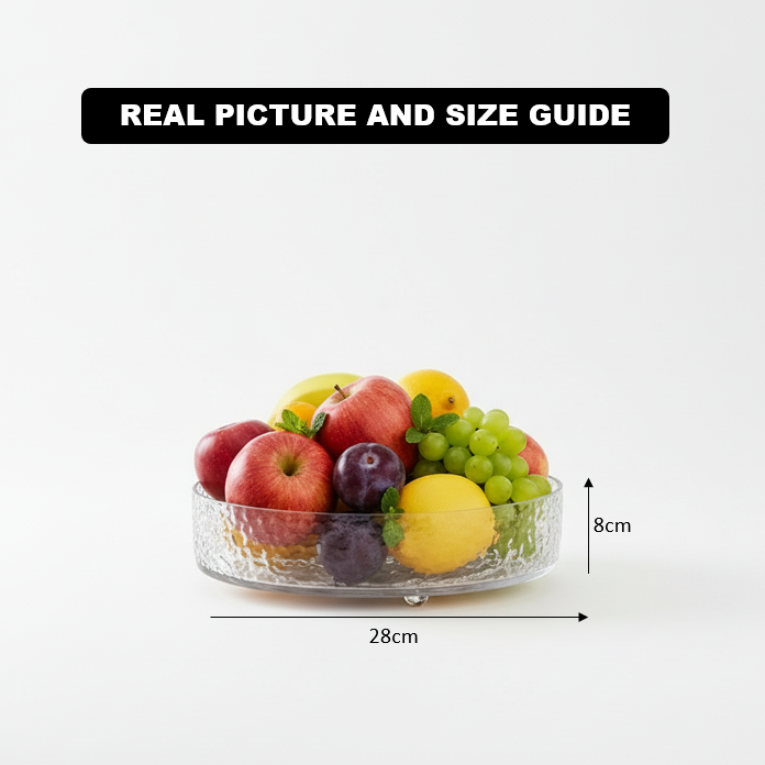 360° Rotating Frosted Acrylic Organizer (Large) - All-In-One Store Pakistan
