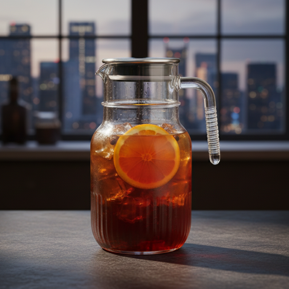 Ribbed 1.5 Liter Glass Pitcher (2375) by Limon - All-In-One Store Pakistan