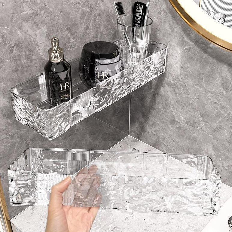 Rectangle Wall-Mounted Tinted Acrylic Shelf - All-In-One Store Pakistan