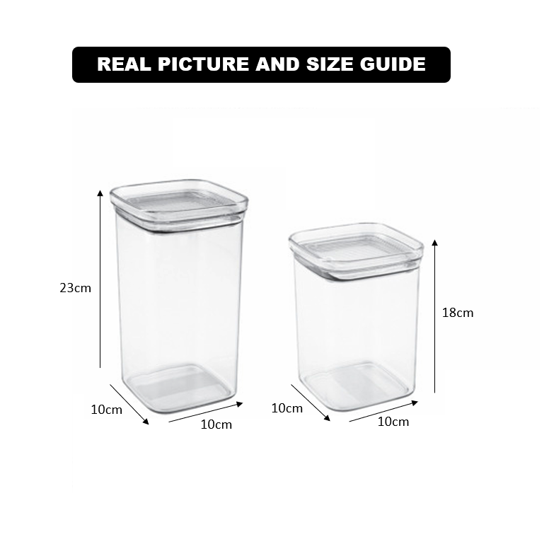 RoyalVault Stackable Airtight Storage Jar by Limon - All-In-One Store Pakistan