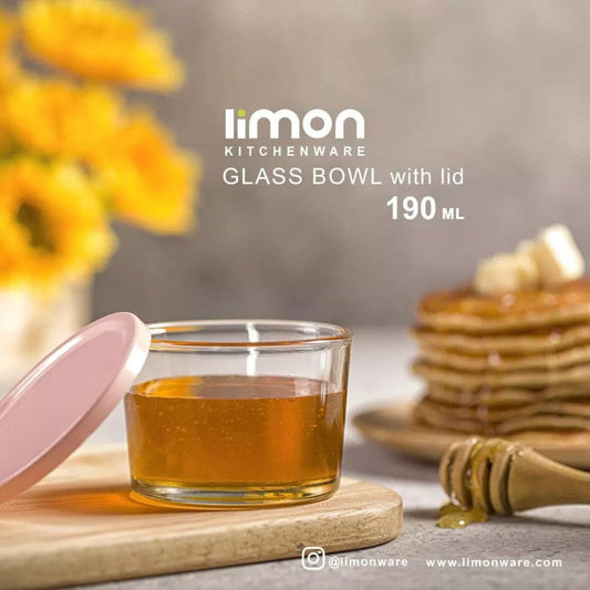 190ml Mini Glass Storage Bowl (1966) by Limon - All-In-One Store Pakistan