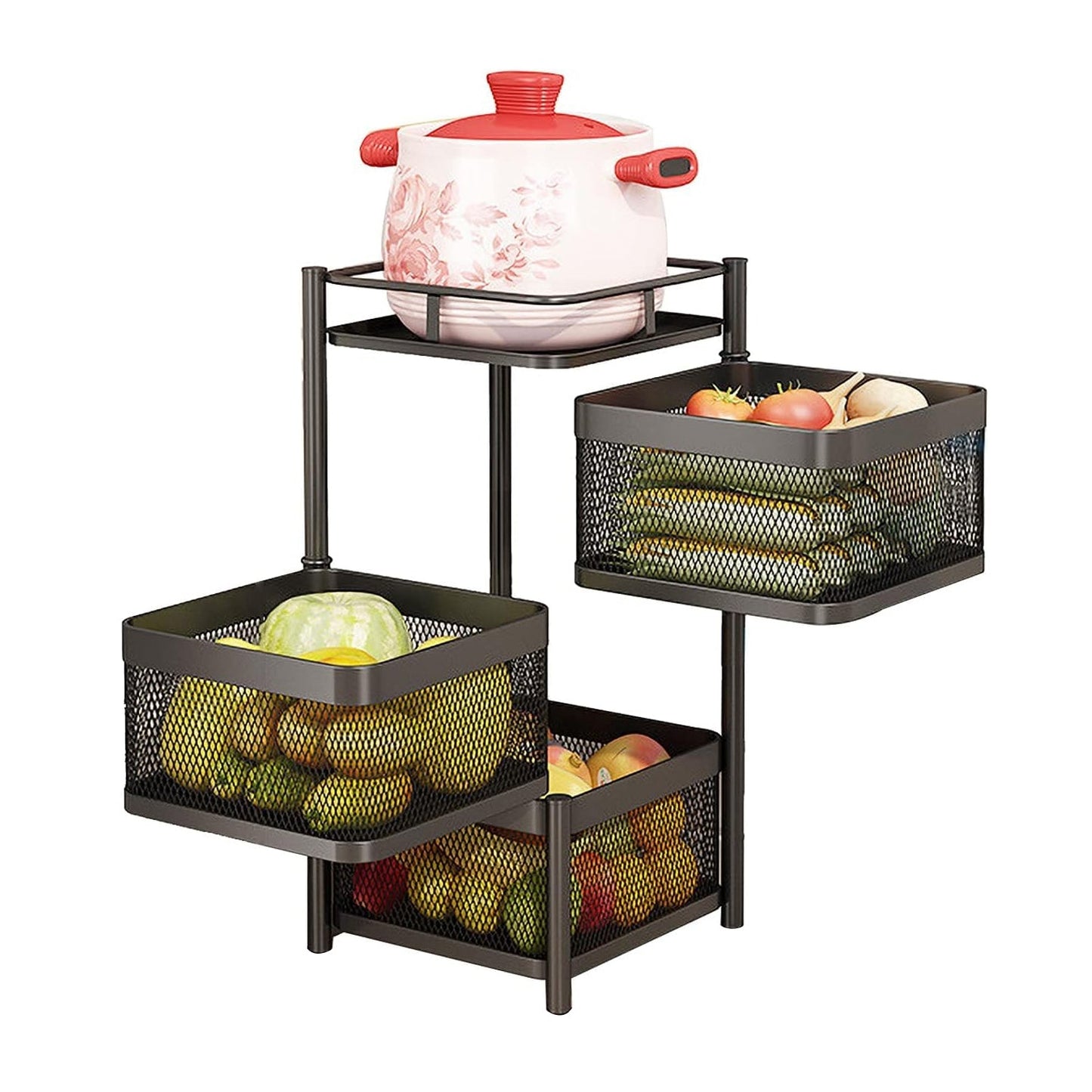 Counter Top Vegetable Metal Trolley By MATRIX - All-In-One Store Pakistan