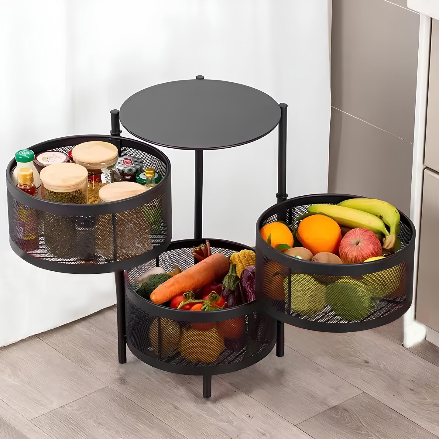 Counter Top Vegetable Metal Trolley By MATRIX - All-In-One Store Pakistan