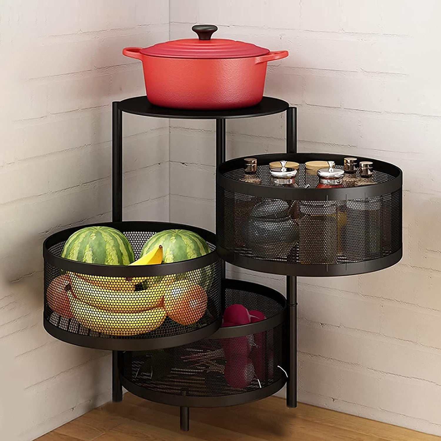 Counter Top Vegetable Metal Trolley By MATRIX - All-In-One Store Pakistan