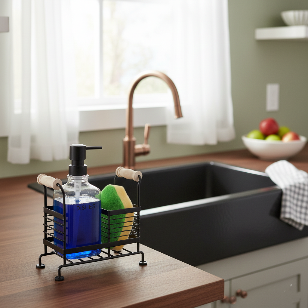 Glass Liquid Dispensers Set with Stand and Sponge by Limon - All-In-One Store Pakistan