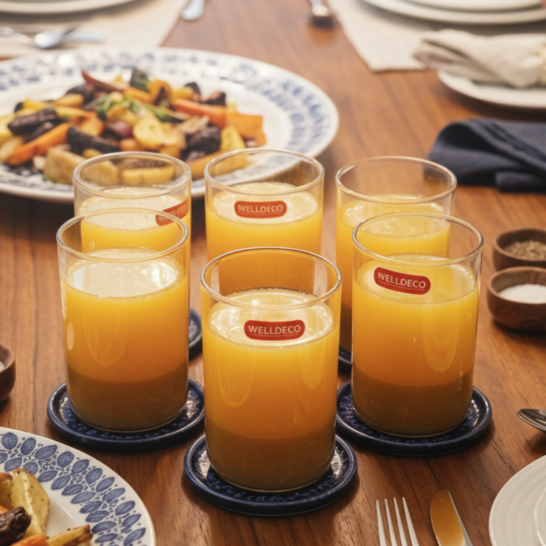 6-Pcs TwinTone Glass Set (1167) - All-In-One Store Pakistan