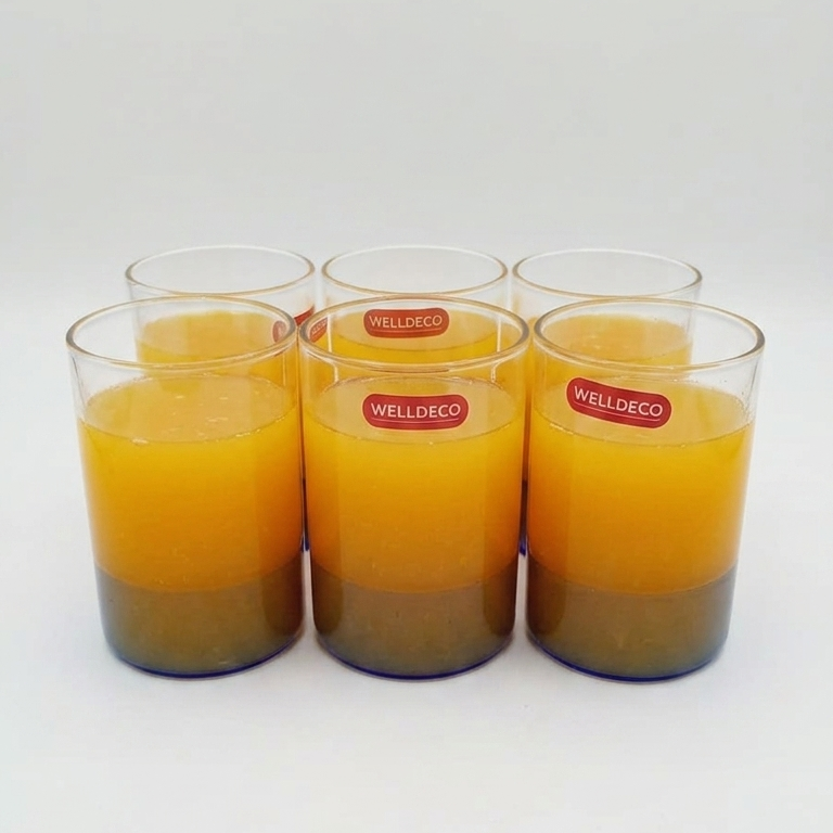 6-Pcs TwinTone Glass Set (1167) - All-In-One Store Pakistan