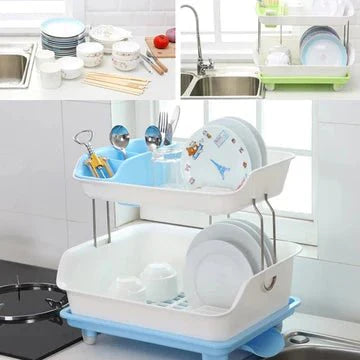 2 Layer Dish Stand - All-In-One Store Pakistan