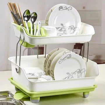 2 Layer Dish Stand - All-In-One Store Pakistan