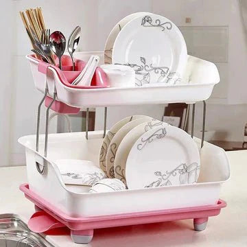 2 Layer Dish Stand - All-In-One Store Pakistan