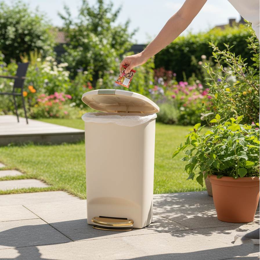 HomeMax 50L Pedal Dustbin (1913) by Limon - All-In-One Store Pakistan