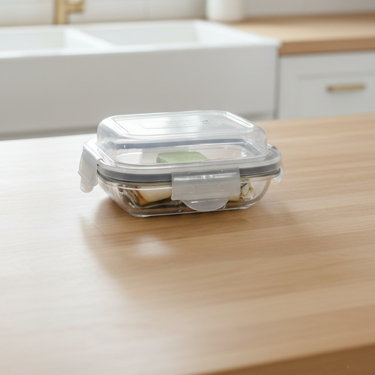 ServeNStore Square Glass Containers with Lids by Limon - All-In-One Store Pakistan
