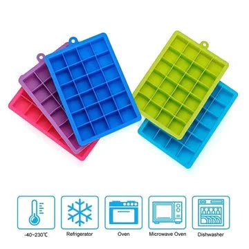 24 Cubic Ice Tray With Lid - All-In-One Store Pakistan