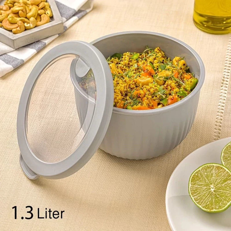 PureVent Stackable 3-Pcs Bowl Set with Vented Lid (2233) by Limon - All-In-One Store Pakistan