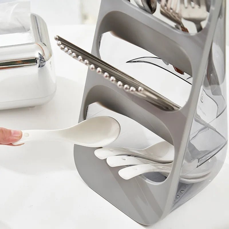 3-Tiered Utensil and Knife Storage Organizer - All-In-One Store Pakistan
