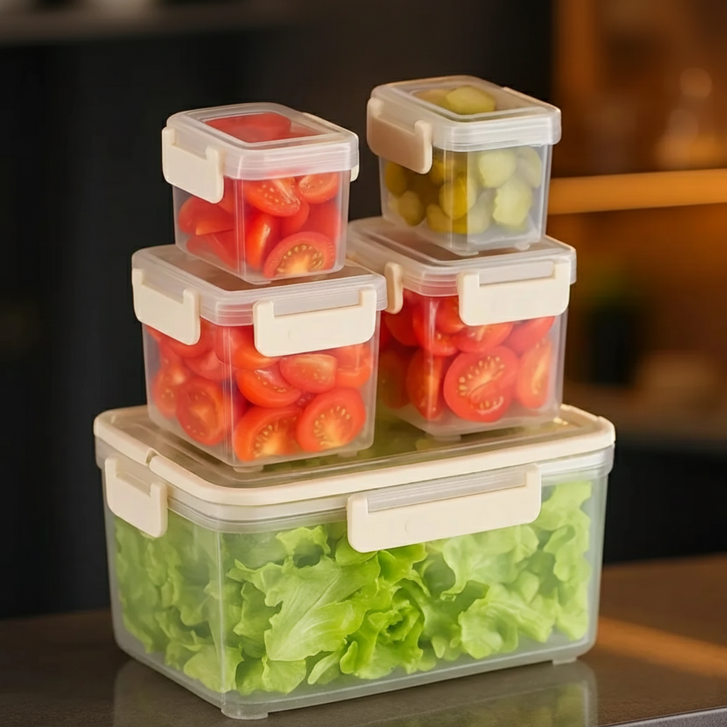 5-Piece MoistureGuard Food Organizer Set - All-In-One Store Pakistan