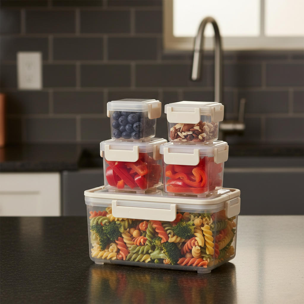 5-Piece MoistureGuard Food Organizer Set - All-In-One Store Pakistan