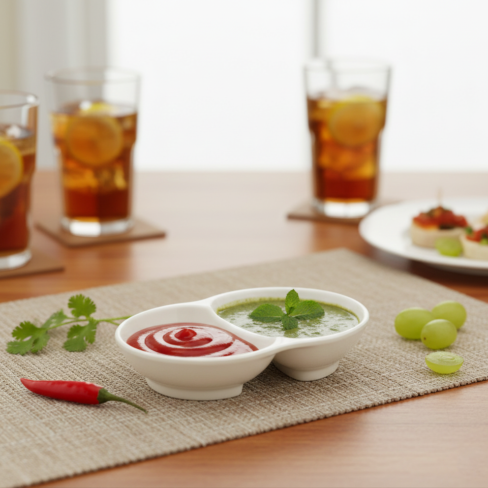 DuoServe Melamine Condiment Dish - All-In-One Store Pakistan