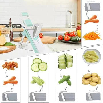 5 in 1 Vegetable Cutter Slicer Multifuntional Chopper - All-In-One Store Pakistan