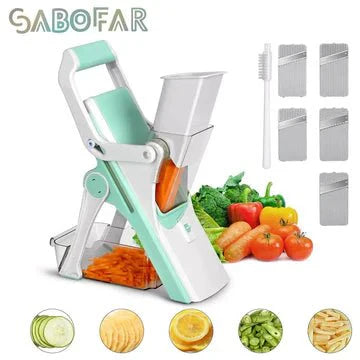 5 in 1 Vegetable Cutter Slicer Multifuntional Chopper - All-In-One Store Pakistan