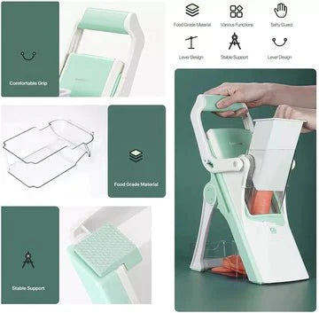 5 in 1 Vegetable Cutter Slicer Multifuntional Chopper - All-In-One Store Pakistan