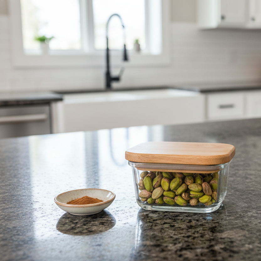 Airtight Glass Container with Wooden Lid by Limon - All-In-One Store Pakistan