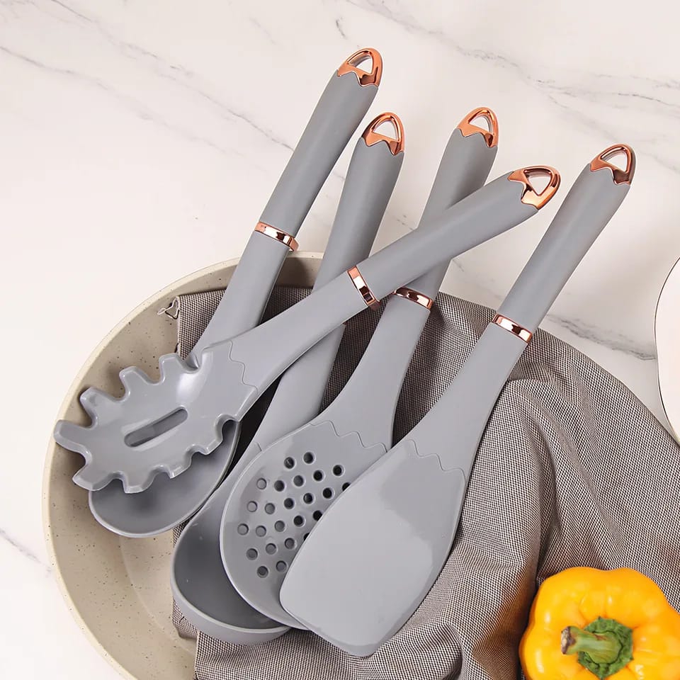 6 PCS Silicone Kitchen Utensils Set - All-In-One Store Pakistan