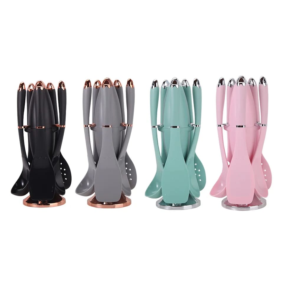 6 PCS Silicone Kitchen Utensils Set - All-In-One Store Pakistan