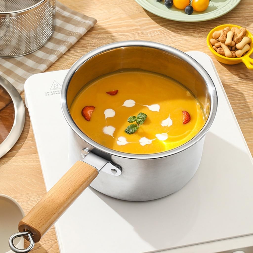 Stainless Steel Deep Fry Pot with Removeable Meshed Fry Basket & Handle - All-In-One Store Pakistan