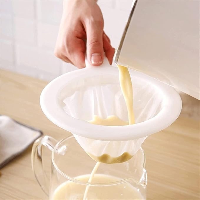 Reusable Fine Mesh Nylon Strainer with Anti-Scalding Handle - All-In-One Store Pakistan