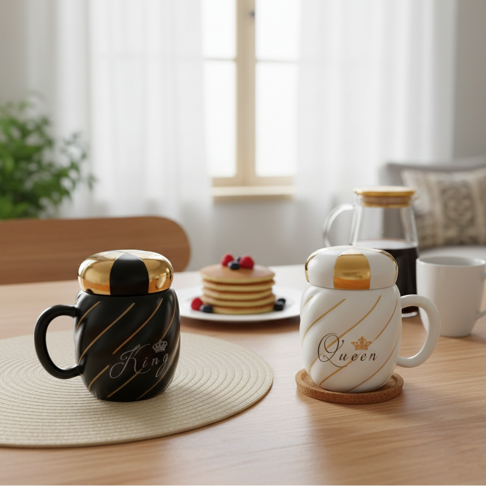RoyalPair King & Queen Mug Set - All-In-One Store Pakistan