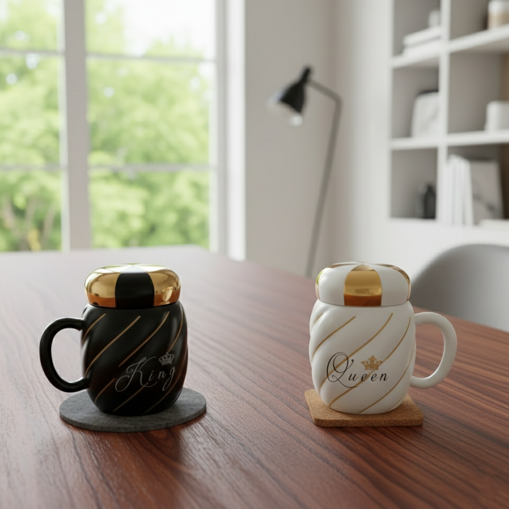 RoyalPair King & Queen Mug Set - All-In-One Store Pakistan