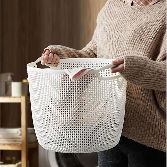 Round Flexi Laundry Basket with Handles (2138) by Limon - All-In-One Store Pakistan