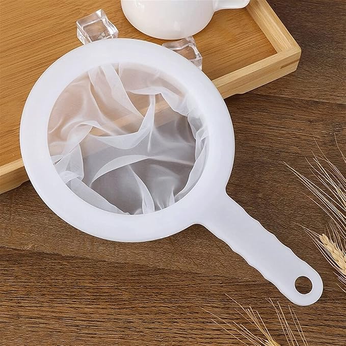 Reusable Fine Mesh Nylon Strainer with Anti-Scalding Handle - All-In-One Store Pakistan