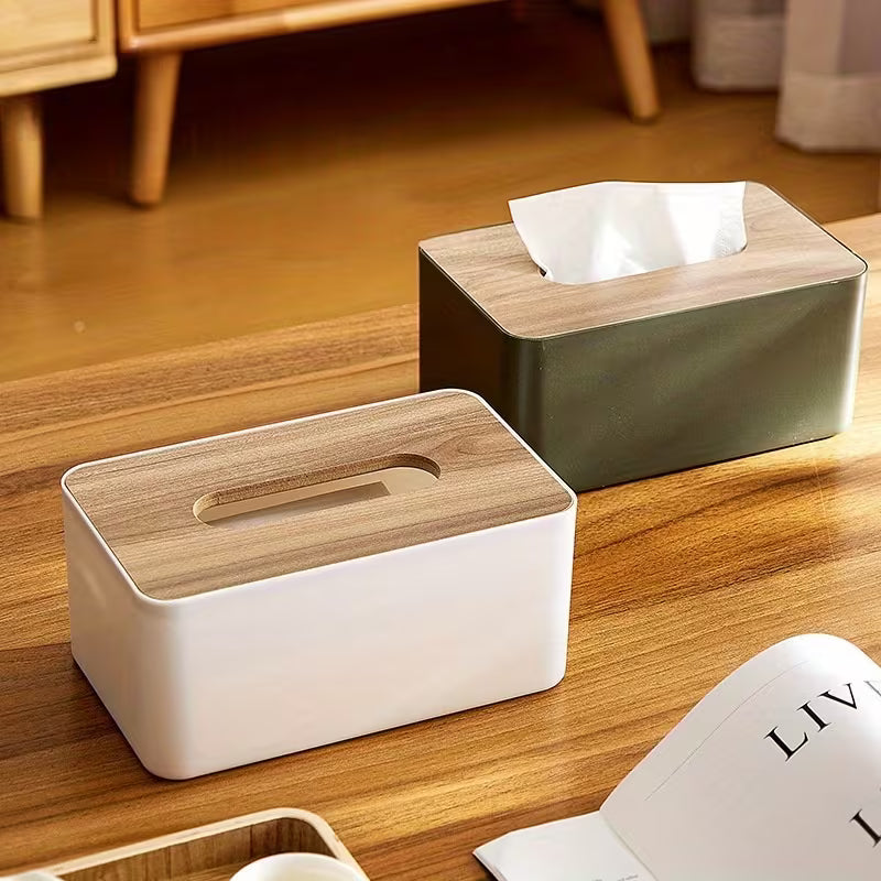 WoodTop Elite Tissue Box - All-In-One Store Pakistan