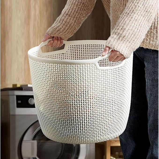 Round Flexi Laundry Basket with Handles (2138) by Limon - All-In-One Store Pakistan