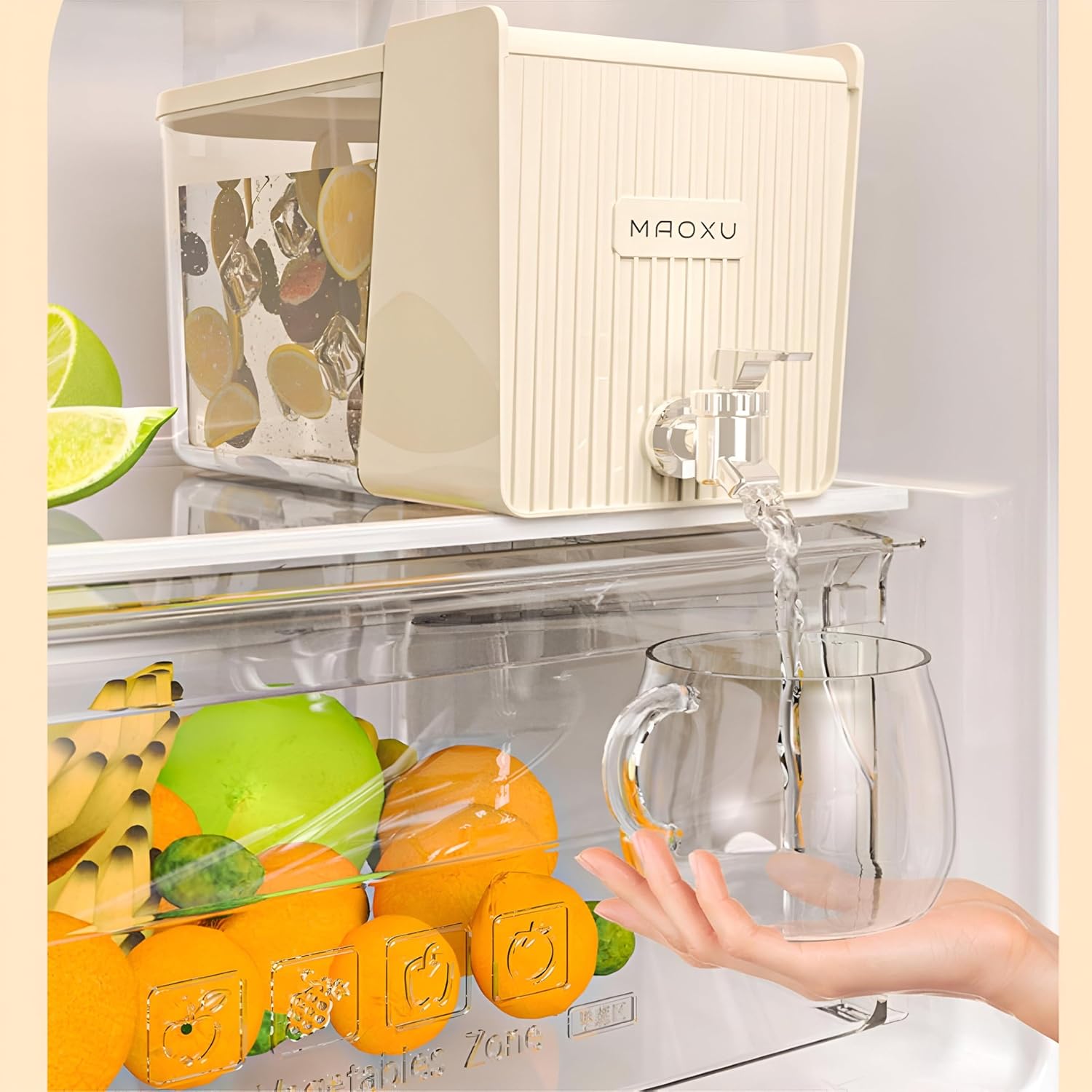 Beverage Dispenser with Faucet - Ideal for Refrigerators - All-In-One Store Pakistan