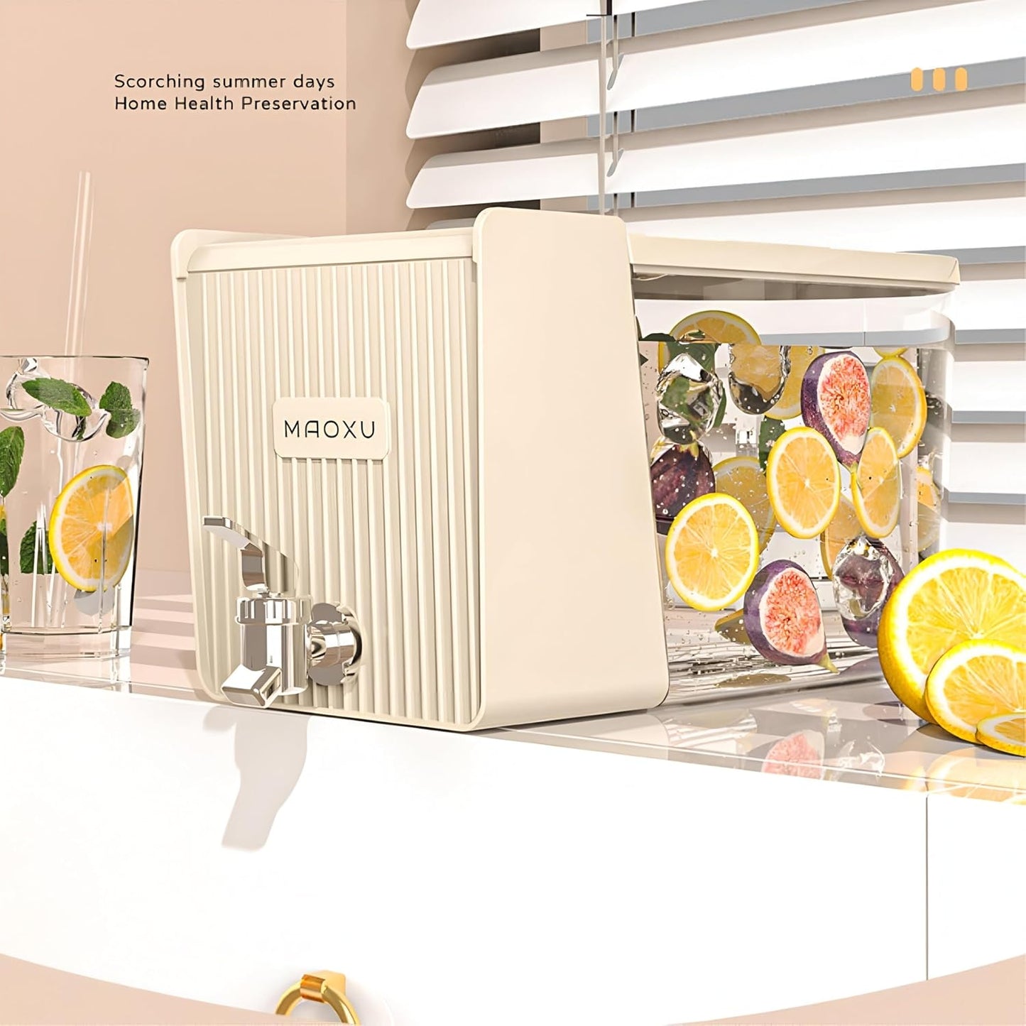 Beverage Dispenser with Faucet - Ideal for Refrigerators - All-In-One Store Pakistan