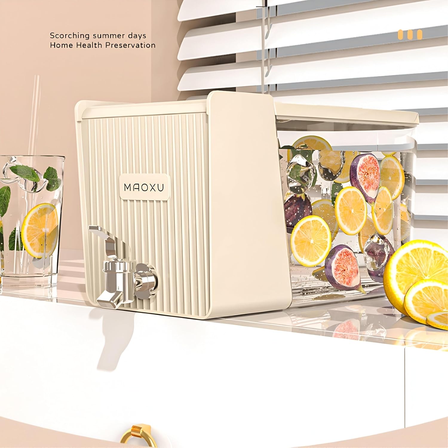Beverage Dispenser with Faucet - Ideal for Refrigerators - All-In-One Store Pakistan